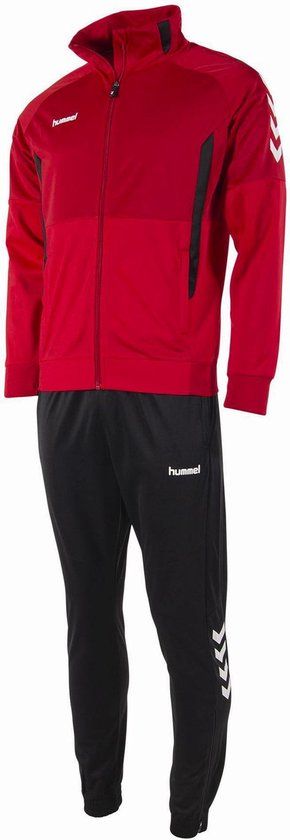 Hummel Authentic Polysuit Trainingspak Kids - Rood Maat 164