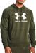 Under Armour Rival Fleece Hoodie Heren - Maat S - groen - wit