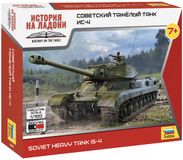 Zvezda Modelbouwpakket Militaire voertuigen - 6296 IS-4 Zware Tank - Snap Fit Kit Plastic - 1:100