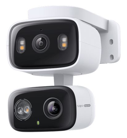 TP-Link TAPO C246D Dual Lens 3MP 2K IP Security Camera - Outdoor/Indoor - White