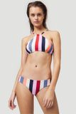 O'Neill Bikinitopje Cali Mix Crop Bikini Top - Red Aop W/ Blue - 34