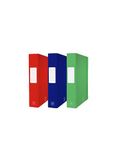 Pigna, doos met 3 LUX-documentmappen met elastiek, projectmap D7