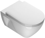 Ben Panda Ben Puro wandcloset Xtra Glaze Free Flush 54,5x35cm Wit inclusief zitting