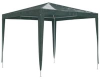 Pavillon d'extérieur vert 2,5 x 2,5 m tente de réception professionnelle