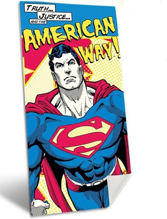 Superman American Way Strandlaken - 70 x 140 cm - Multi