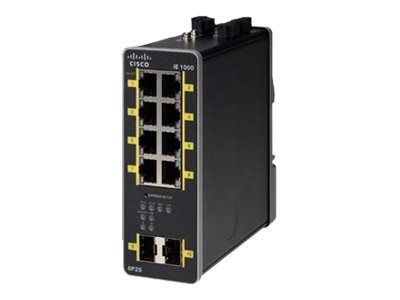 Cisco IE-1000-8P2S-LM Netwerk-switch Zwart