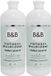 B&B Italiaanse Wasparfum Wasmiddel Katoen Bloem - 2 x 1000 ml - Voordeelverpakking