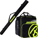 Brubaker Combi Set XC Touring Champion - Langlaufs skitas en skischoenentas voor 1 paar ski's + stokken + schoenen + helm