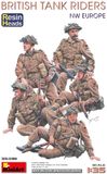 MiniArt 35496 Britse Soldaten WWII Tankrijders Modelbouwset 1:35