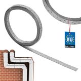 KOTARBAU® Gaatjesband - Bevestigingsband met Geperforeerde Gaten 25 x 1,5 mm - L: 10 m - Gegalvaniseerde Stalen Band