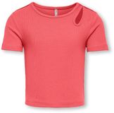 ONLY KOGNESSA LIFE SS CUTOUT TOP BOX JRS NOOS Meisjes T-shirt - Dubarry Shoulder Cut Out