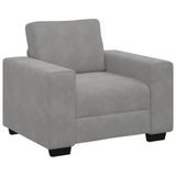 VidaXL Fauteuil Licht Grijs