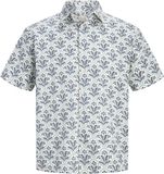 JACK&JONES ORIGINALS - JORCASSIS SEERSUCKER AOP SHIRT SS Heren Overhemd