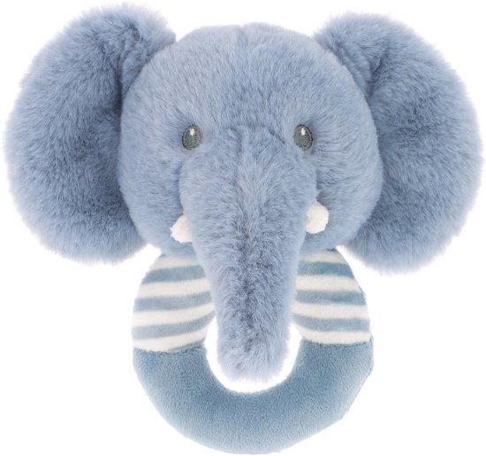 Keel Toys ring Rammelaar olifant - 14 cm