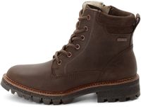 Tamaris - Dames - Veterboots - Bruin - Leer - Maat 40