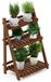 Furinno Tioman Outdoor Blumenregal in teakhout, natuur, 38,35 x 60,45 x 90,17 cm
