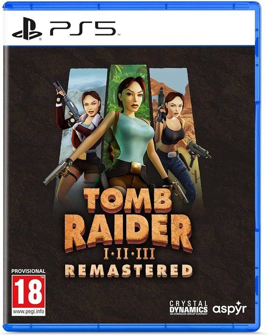 Mindscape Tomb Raider I-III Remastered Starring Lara Croft - PS5 - Standard Edition - Blu-ray