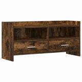 vidaXL TV-kast 100 x 33 x 47 cm Gerookt eiken Bewerkt hout