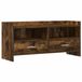 vidaXL TV-kast 100 x 33 x 47 cm Gerookt eiken Bewerkt hout