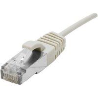 Dexlan - Verbindingskabel - RJ-45 (M) naar RJ-45 (M) - 5 m - 4.8 mm - SFTP - CAT 6a - halogeenvrij, zonder haken - grijs