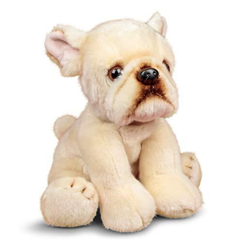 Animigos Pluche dier Franse Bulldog, knuffeldier in realistisch design, knuffelzacht, ca. 23 cm groot