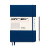 Leuchtturm1917 Hardcover B5 Notitieboek Marine Lijn 219 Pagina's