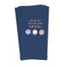 Graphic Workshop zakdoeken met spreuk | cadeau-idee | 10 stuks | glimlach