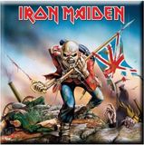 Rock Off Iron Maiden - The Trooper - Koelkast magneet - 7.5 x 7.5 cm