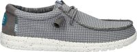 HEYDUDE Wally Sport Instappers grijs Canvas - Maat 42