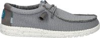 HEYDUDE Wally Sport Instappers grijs Canvas - Maat 42