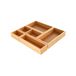 Wintem Set van 5 multifunctionele en ruimtebesparende bamboe-organizers