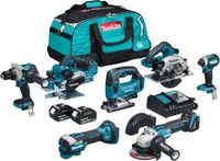 Makita DLX7019TX1 Accu Combiset 7-delig 18V 5.0Ah - Incl. Tas