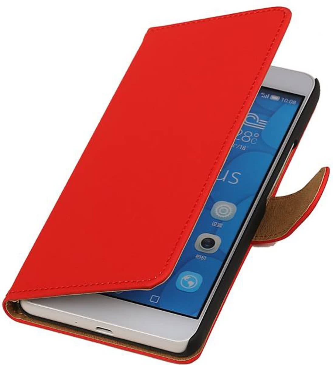 Best Cases LG G4c Effen Rood Bookstyle Wallet Hoesje - Cover Case Hoes