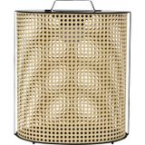 V-TAC 24288 VT-84044 Lampe de jardin solaire LED 1.2 W Bois, Noir