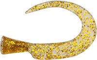 Abu Garcia Svartzonker McMy Tail Reserve Staarten - Eco-Vriendelijke Vervangingen, Visaas Toebehoren, Duurzaam Plastisol voor Zoetwater & Zoutwater Vissen, Zilver & Goud Glitter 6,9 cm