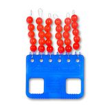 Zebco Premium parelstopper hengelaccessoire, rood, L