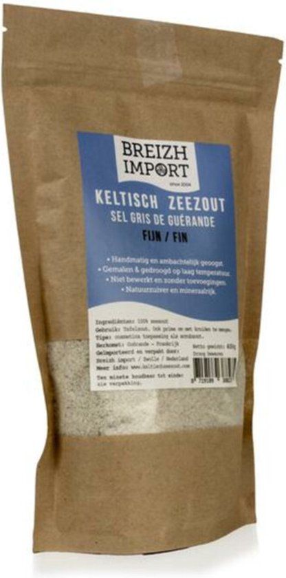Breizh Import Fijn Keltisch Zeezout 400 gram