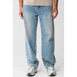 Shoeby loose fit baggy jeans L32 mediumstone