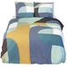 Merkloos Beddengoed 260 x 240 cm van Katoen met Geometrisch Patroon