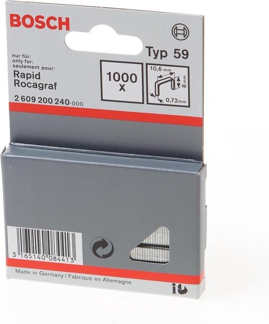 Bosch Bosch - Niet met fijne draad type 59 10,6 x 0,72 x 8 mm