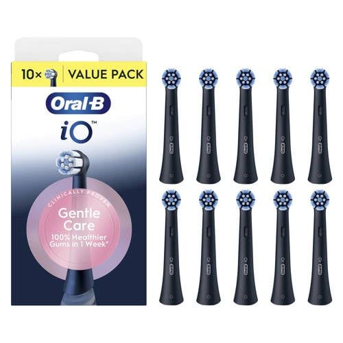 Oral-B iO Series Gentle Care opzetborstels - zwart - 10 stuks
