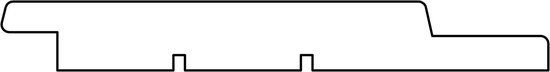 Merkloos Tuindeco Channelsiding douglas 1,8x14,2x400 cm