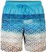 Arena Zwemmen Boxershorts Mannen Zand Zee Turquoise Printopdruk Koordsluiting Polyester Met Binnenbroekje M
