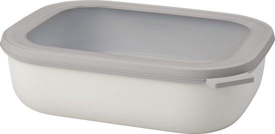 Mepal Cirqula Multikom - 2000 ml - Rechthoekig - Nordic White