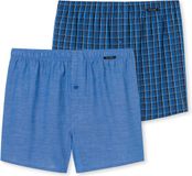 Schiesser 2PACK Boxershorts Heren Onderbroek - royal blue - Maat 4XL