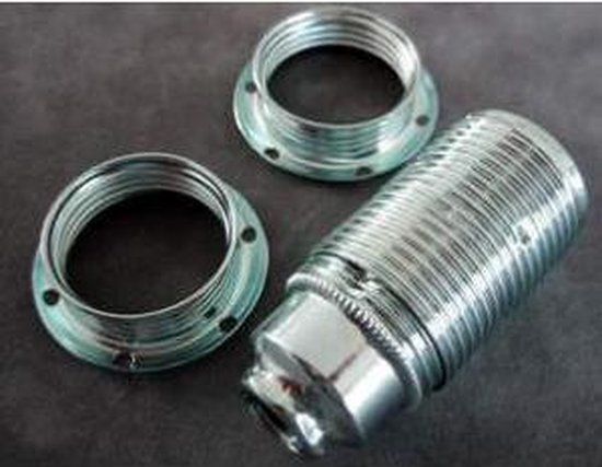 Enzo Lamphouder E14 messing met 2x ring compleet