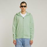G-Star Premium Core HDD Zip SW L/S Heren Trui M Birds Egg Green