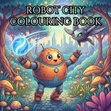 Robot City Colouring Book: Journey into a futuristic world where friendly robots fill stunning cityscapes with fun!