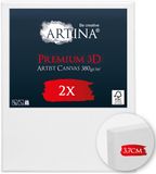 Artina Set van 2 Schildersdoeken 40x50 cm 3D Premium