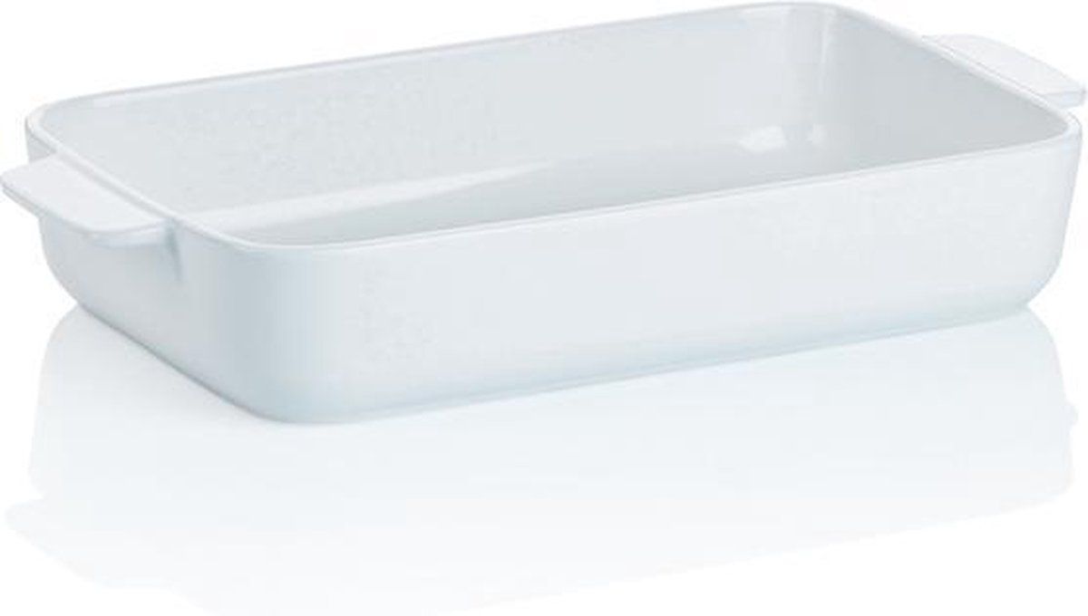 Kela ovenschaal Ester 29 x 15,5 cm porselein wit